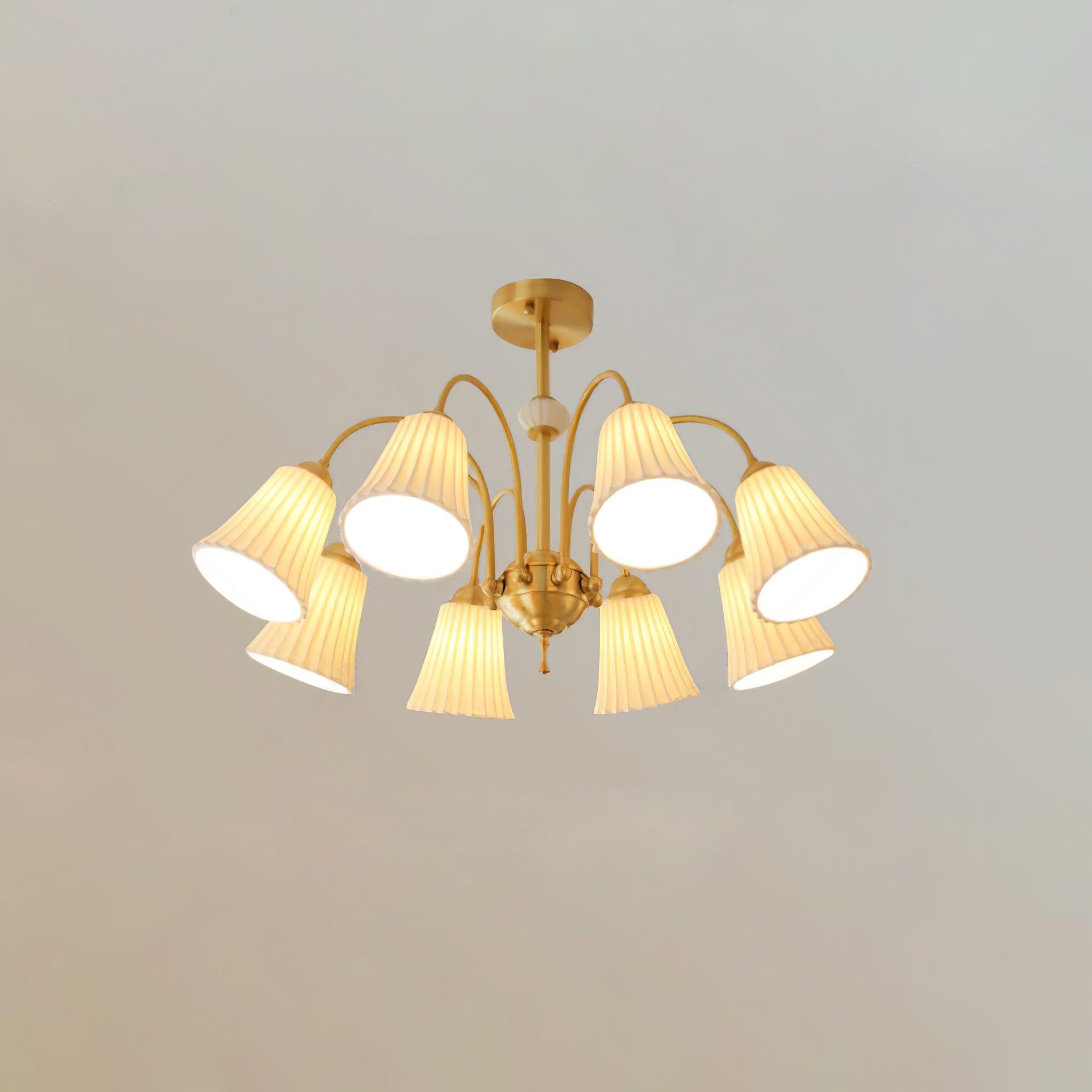 Silas Vintage Metal Chandelier - Blowlighting