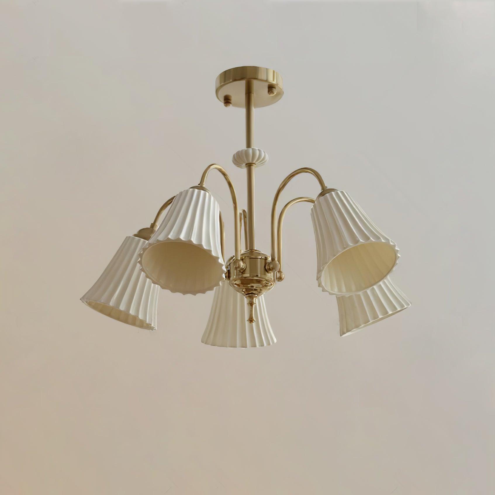 Silas Vintage Metal Chandelier - Blowlighting