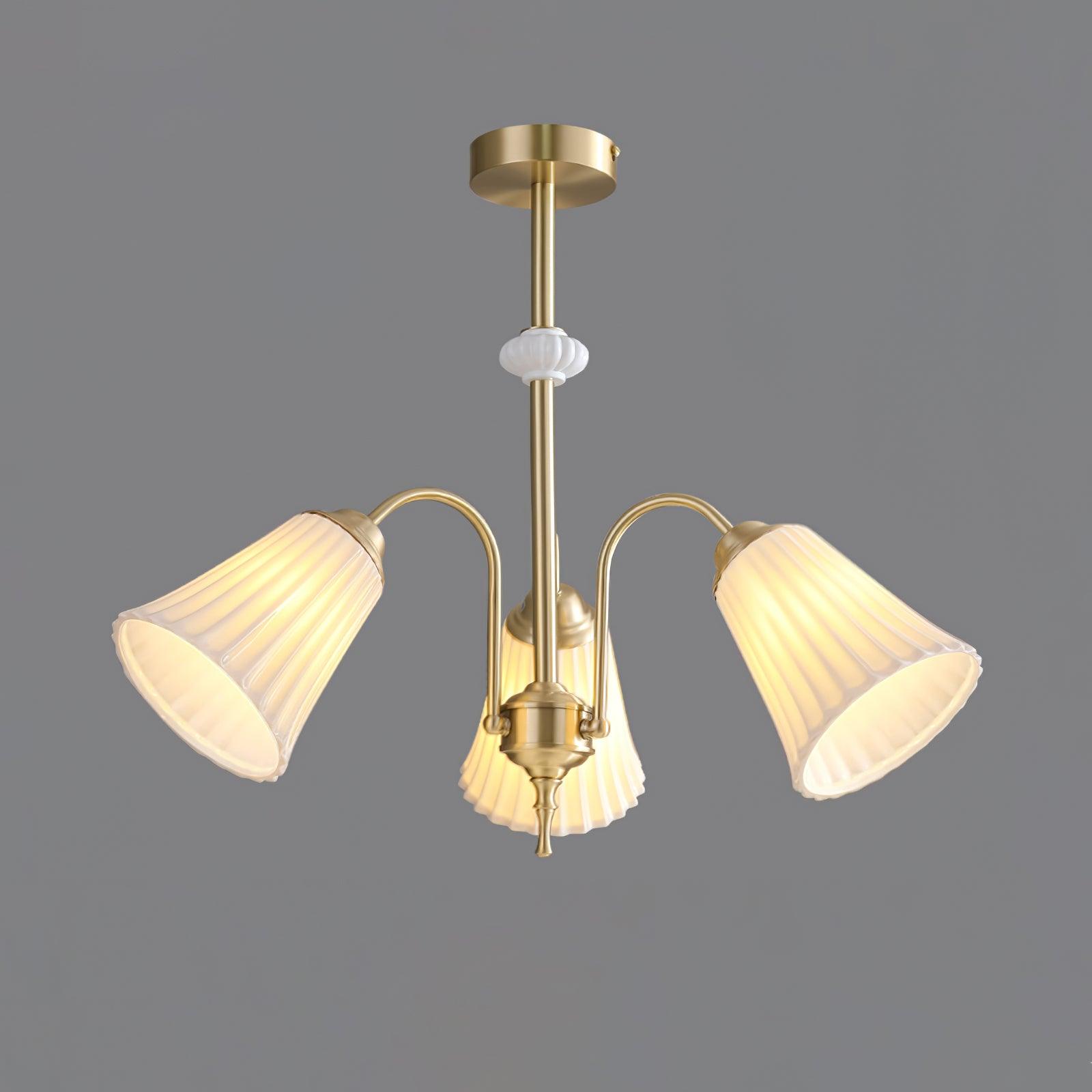 Silas Vintage Metal Chandelier - Blowlighting