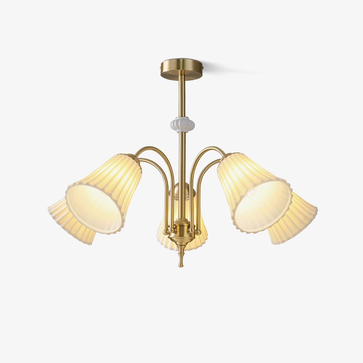 Silas Vintage Metal Chandelier - Blowlighting