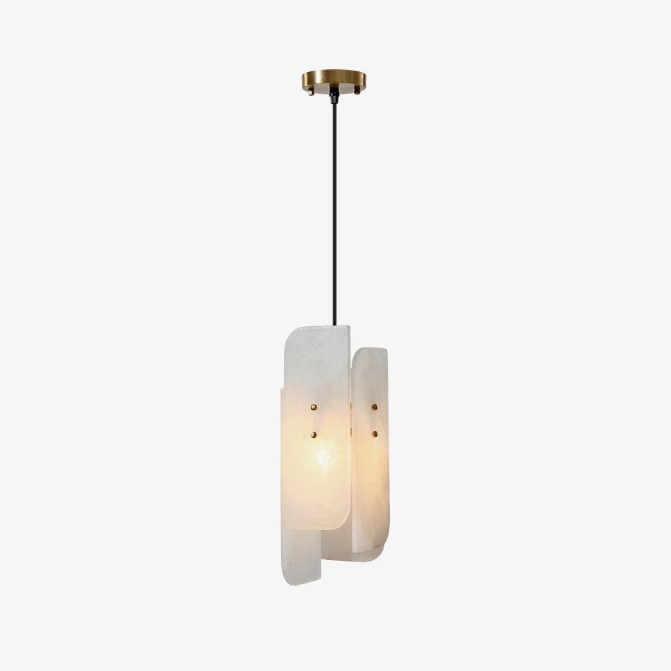 Vicarus Layered Alabaster Pendant Light - Blowlighting