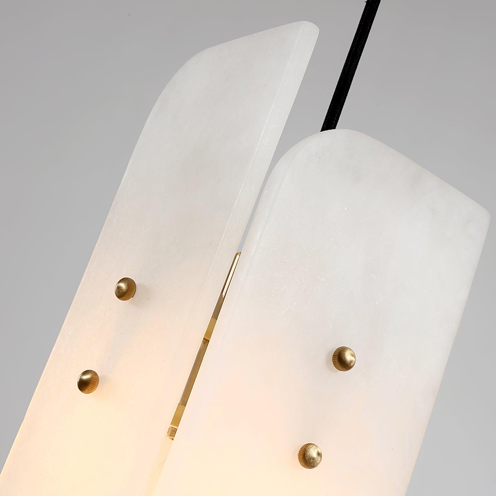 Vicarus Layered Alabaster Pendant Light - Blowlighting