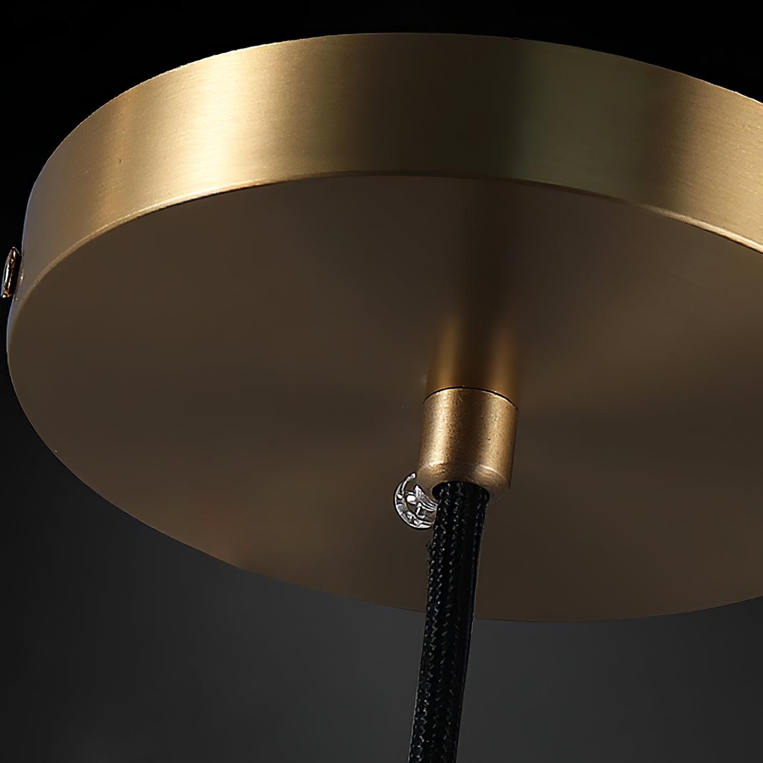 Vicarus Layered Alabaster Pendant Light - Blowlighting