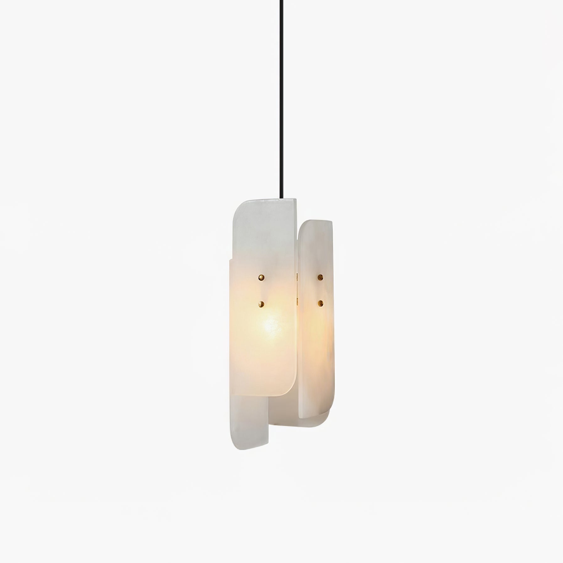 Vicarus Layered Alabaster Pendant Light - Blowlighting