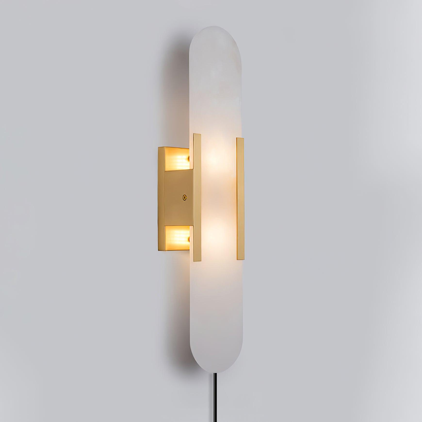 Corvina Oblong Alabaster Wall Light - Blowlighting