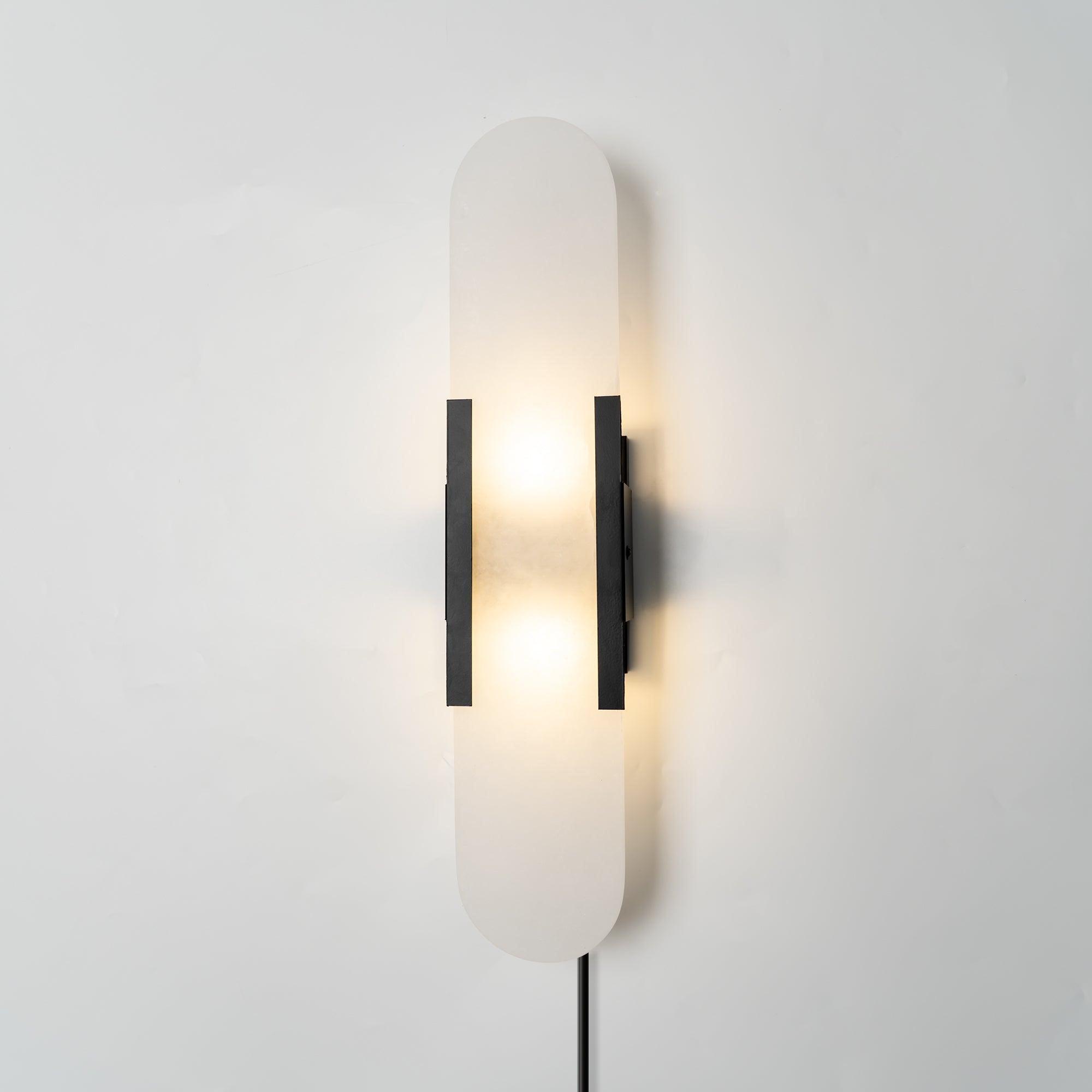 Corvina Oblong Alabaster Wall Light - Blowlighting