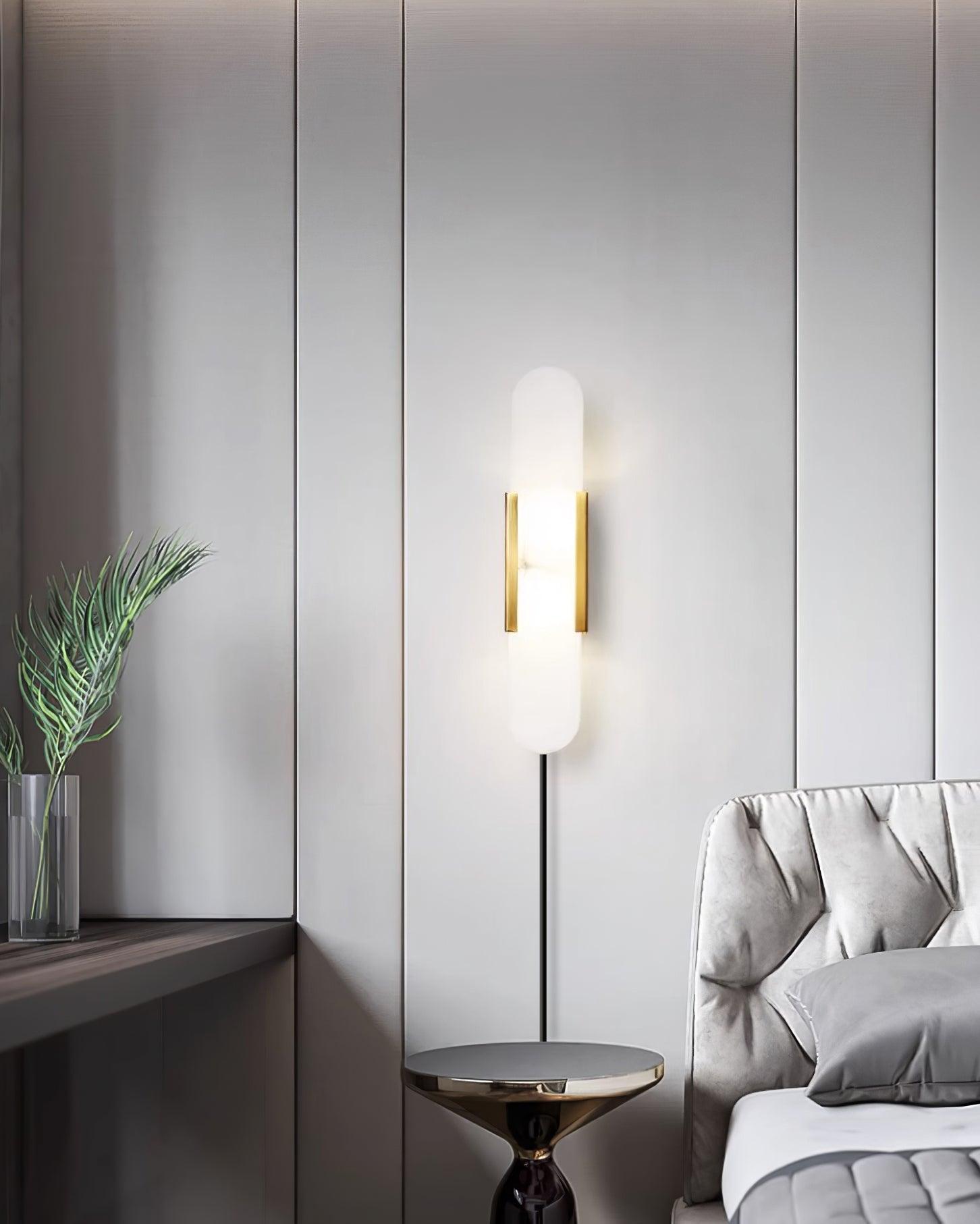 Corvina Oblong Alabaster Wall Light - Blowlighting