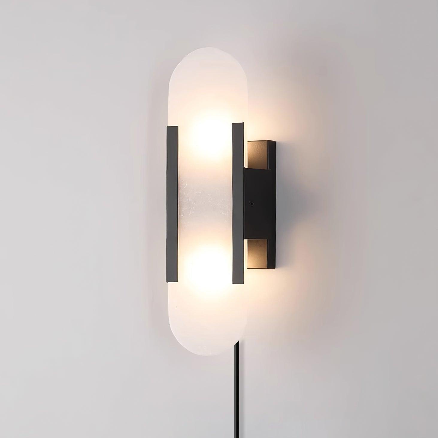 Corvina Oblong Alabaster Wall Light - Blowlighting