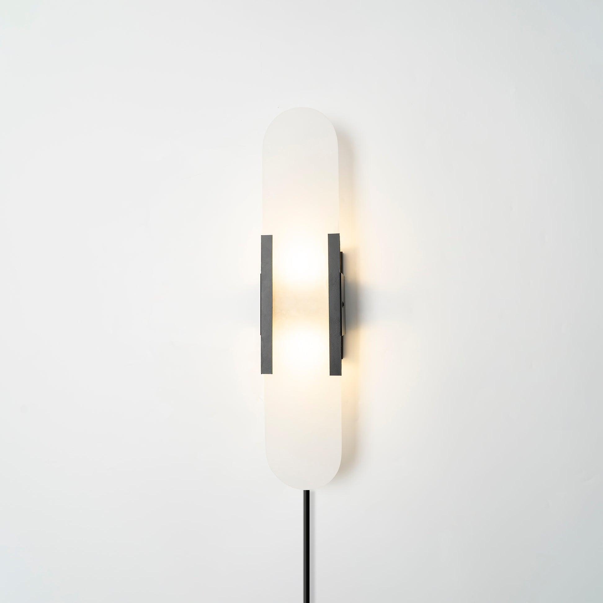 Corvina Oblong Alabaster Wall Light - Blowlighting