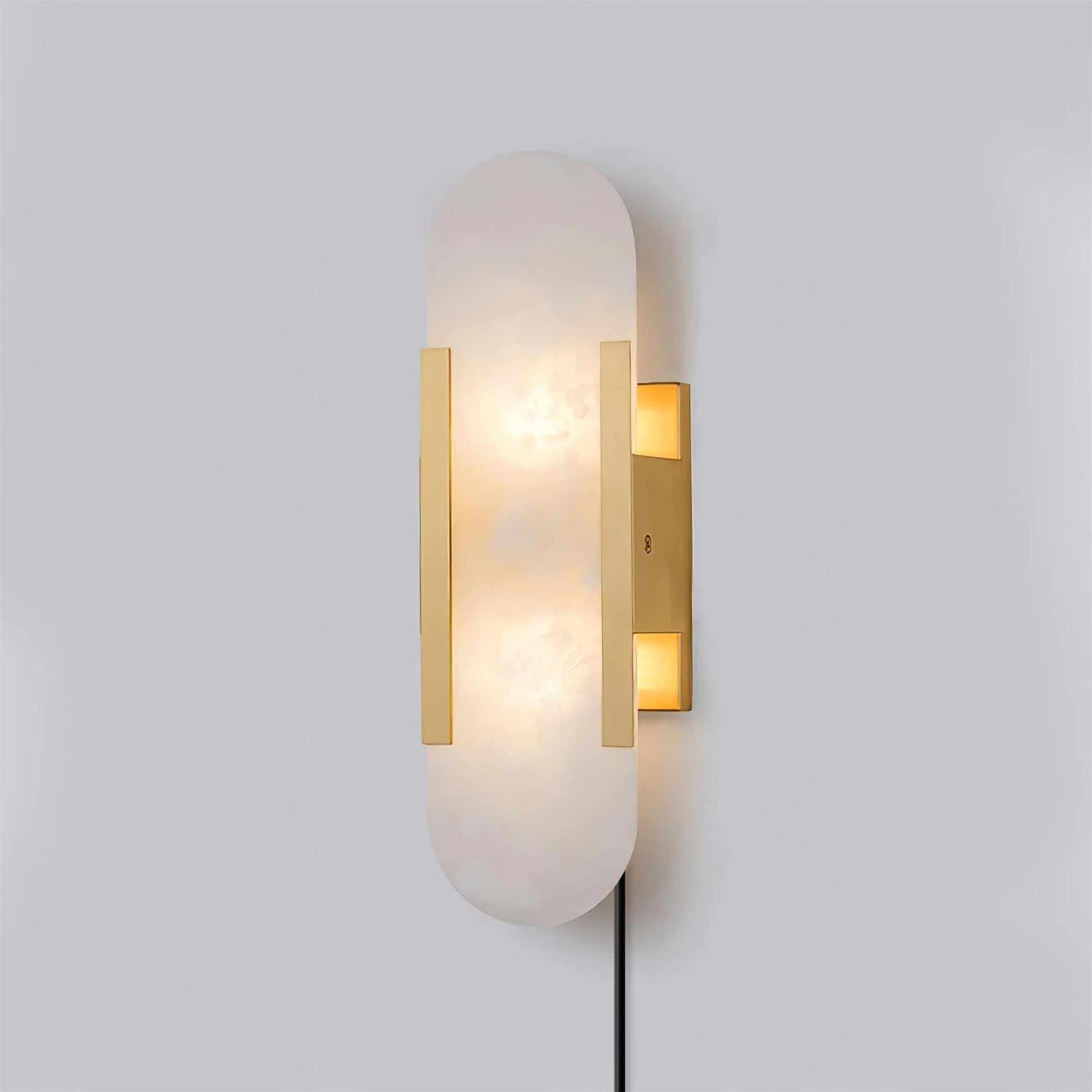 Corvina Oblong Alabaster Wall Light - Blowlighting