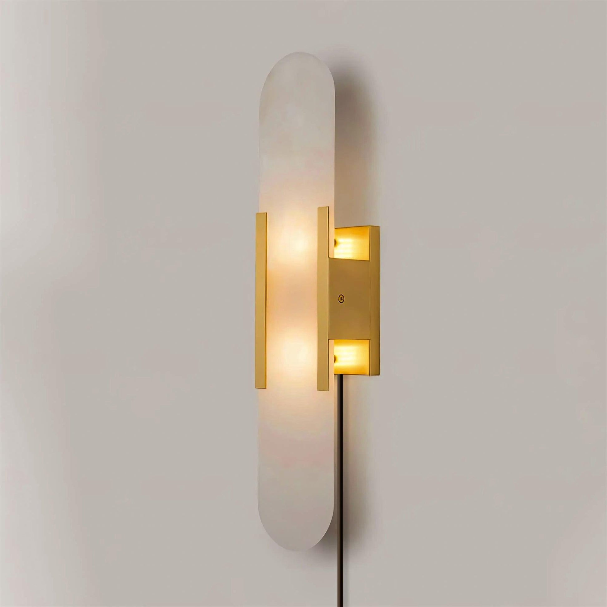 Corvina Oblong Alabaster Wall Light - Blowlighting