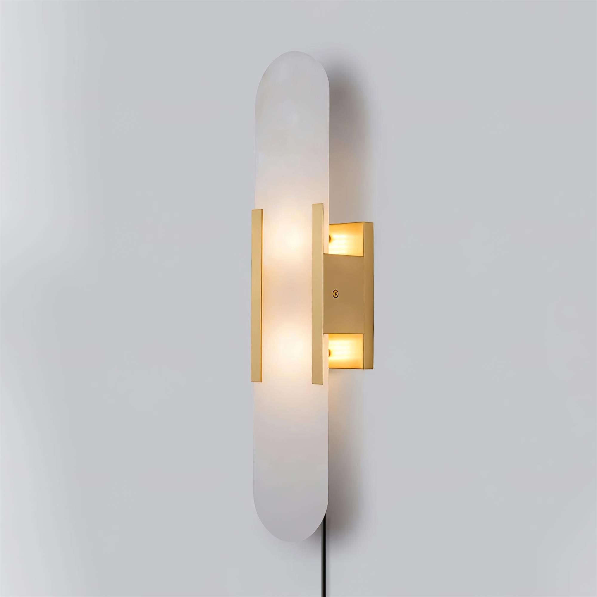 Corvina Oblong Alabaster Wall Light - Blowlighting