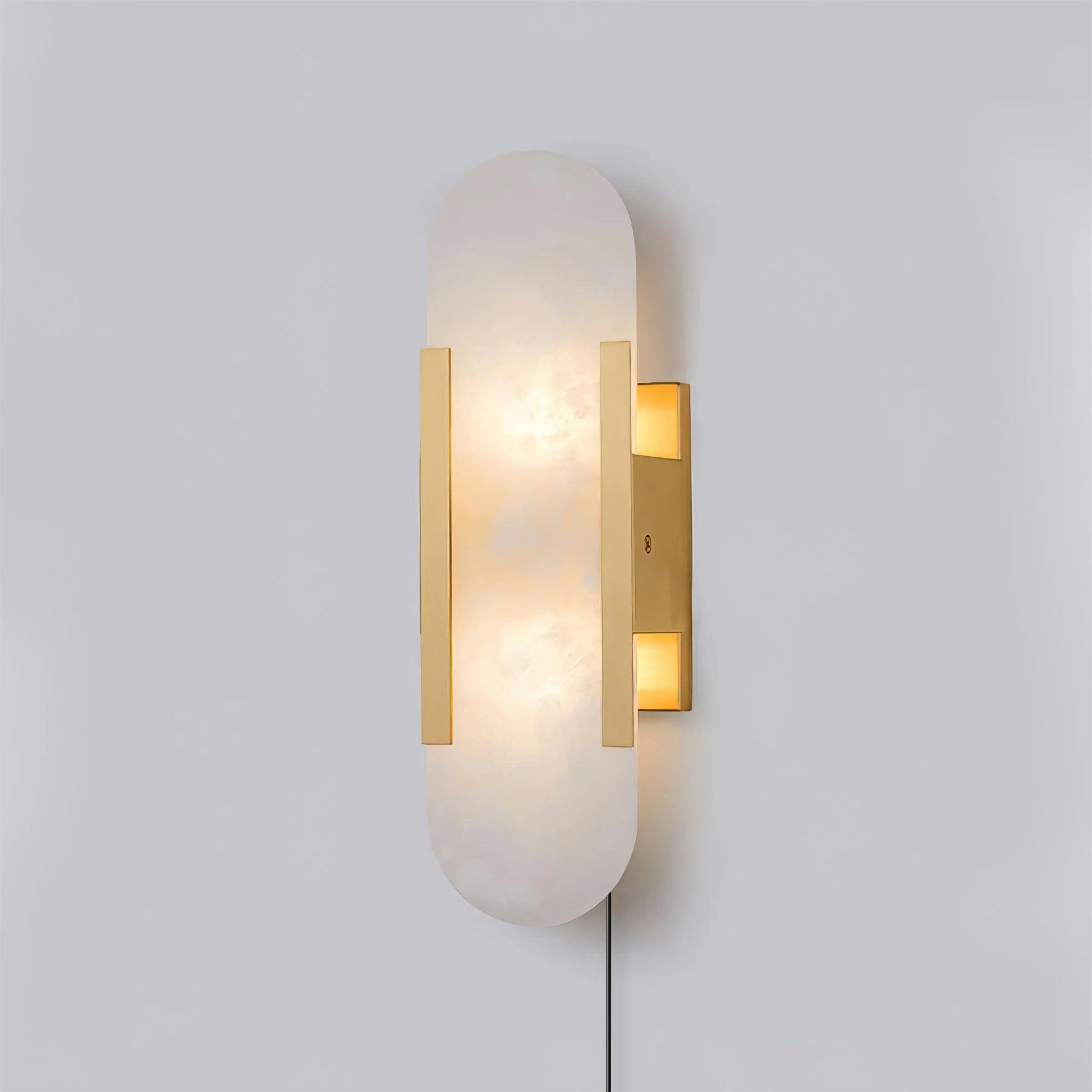 Corvina Oblong Alabaster Wall Light - Blowlighting