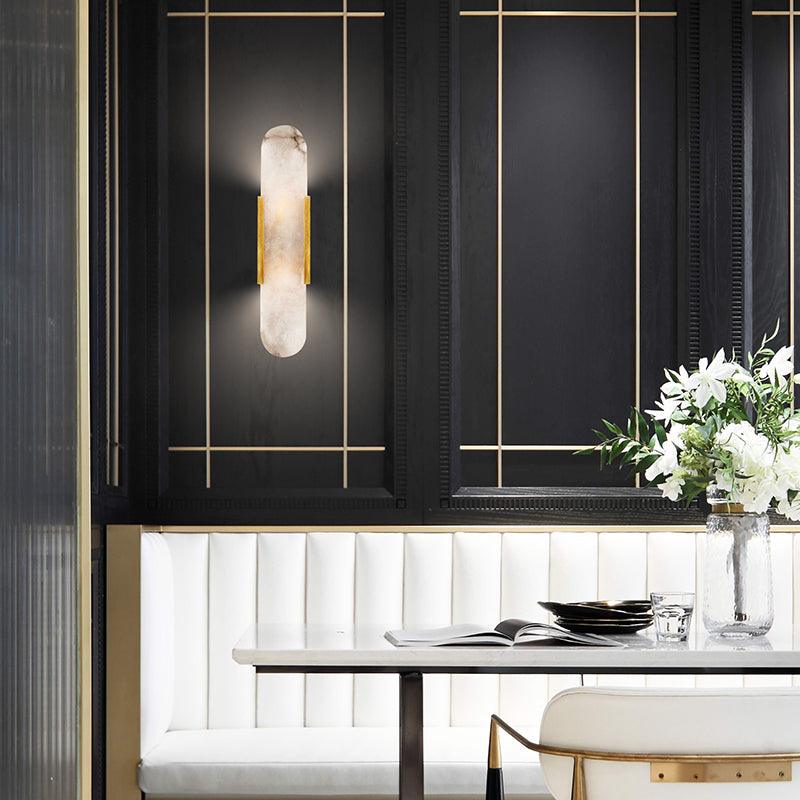 Olraeia Alabaster Dual Wall Lamp - Blowlighting