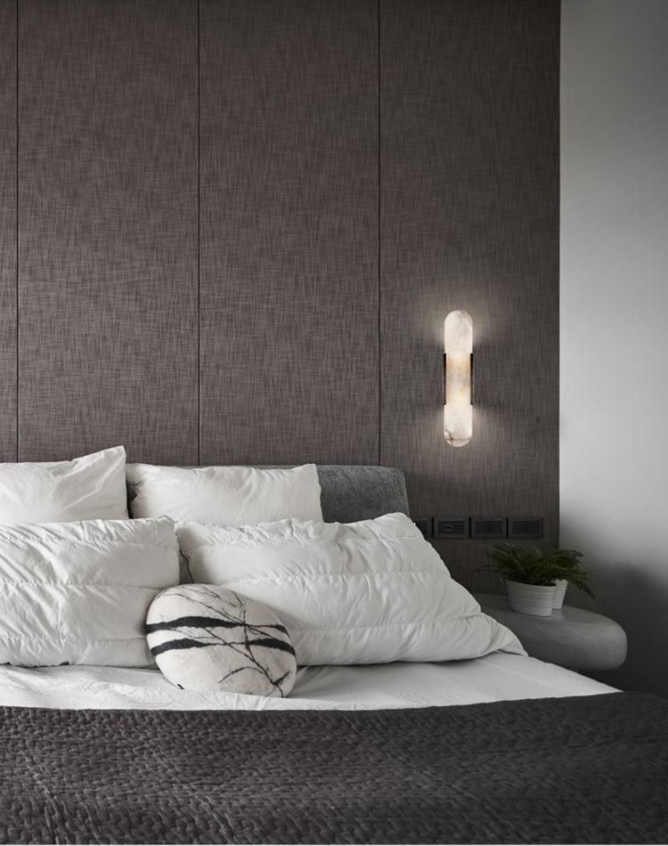 Olraeia Alabaster Dual Wall Lamp - Blowlighting