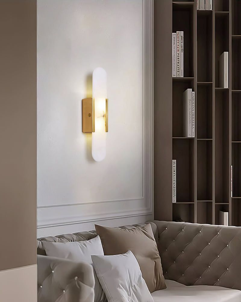 Olraeia Alabaster Dual Wall Lamp - Blowlighting