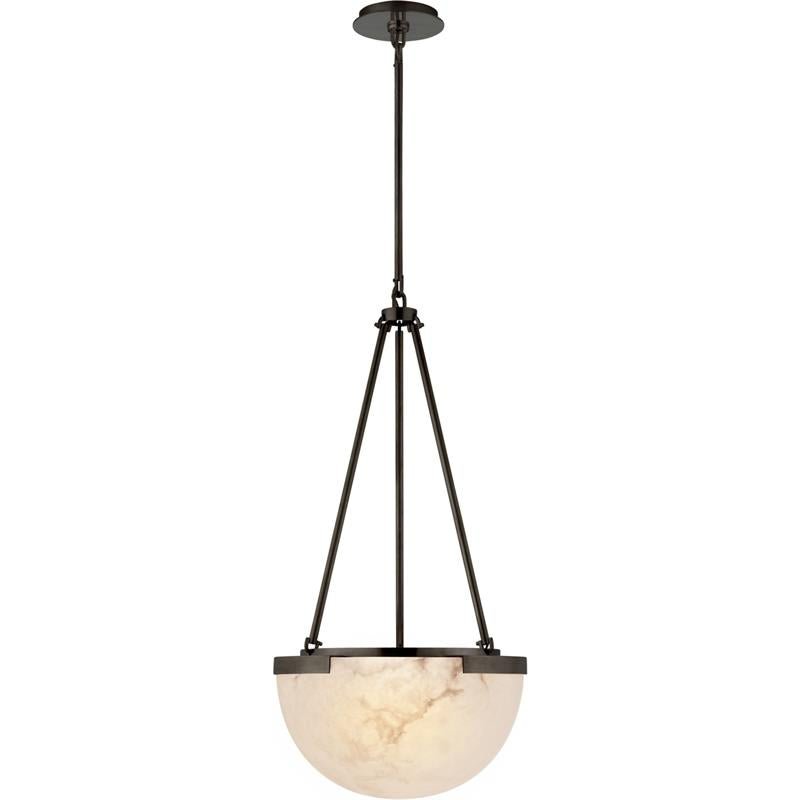 Dione Minimalist Alabaster Pendant Light - Blowlighting