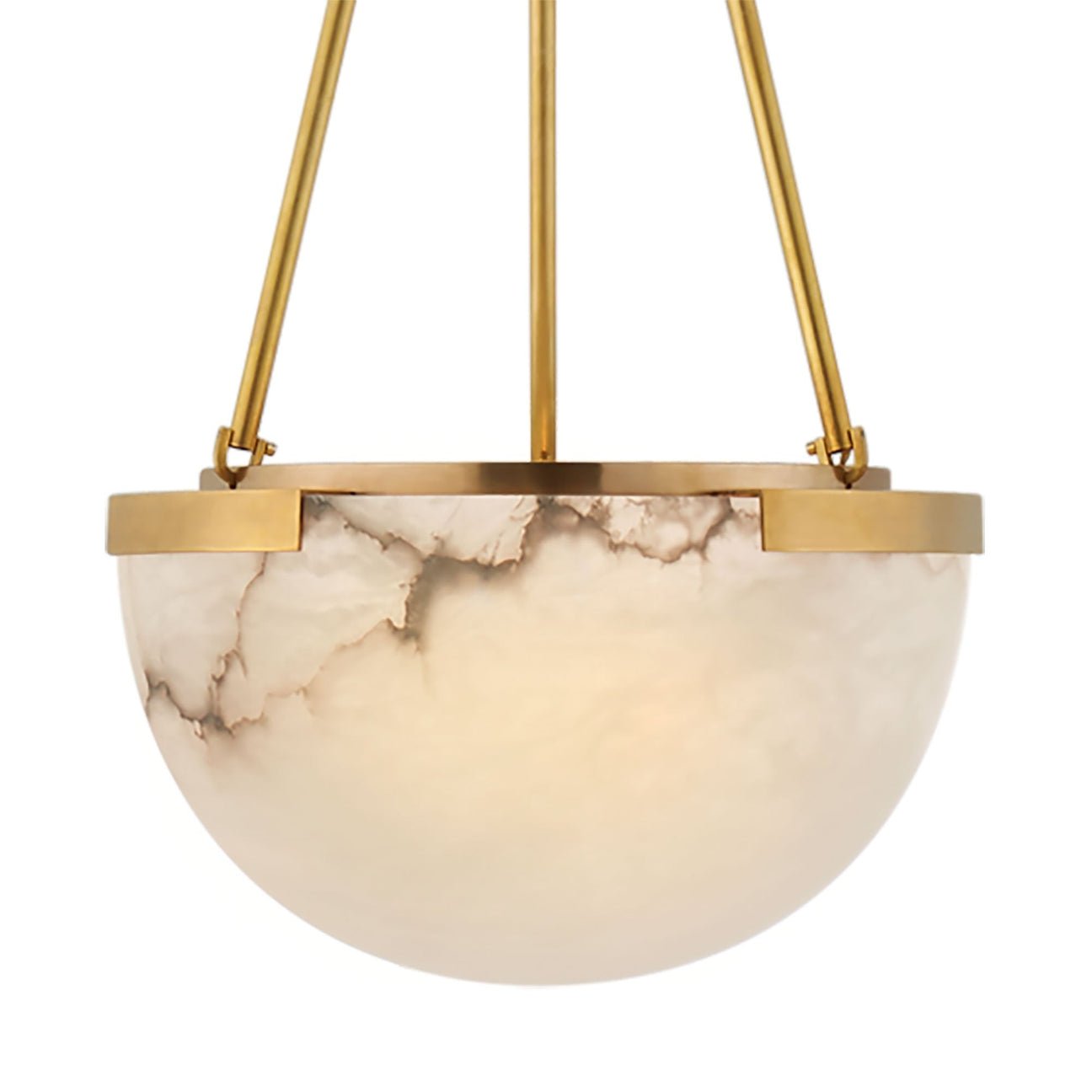 Dione Minimalist Alabaster Pendant Light - Blowlighting