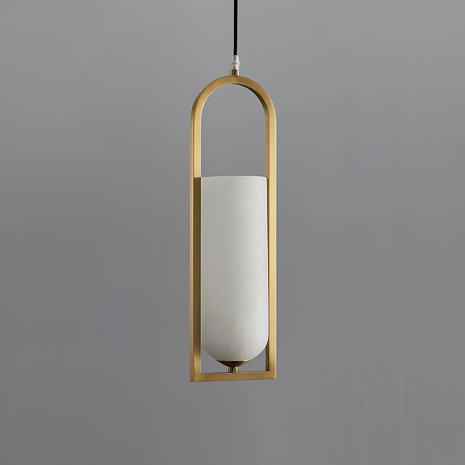 Aethyn Arch Alabaster Pendant Light - Blowlighting