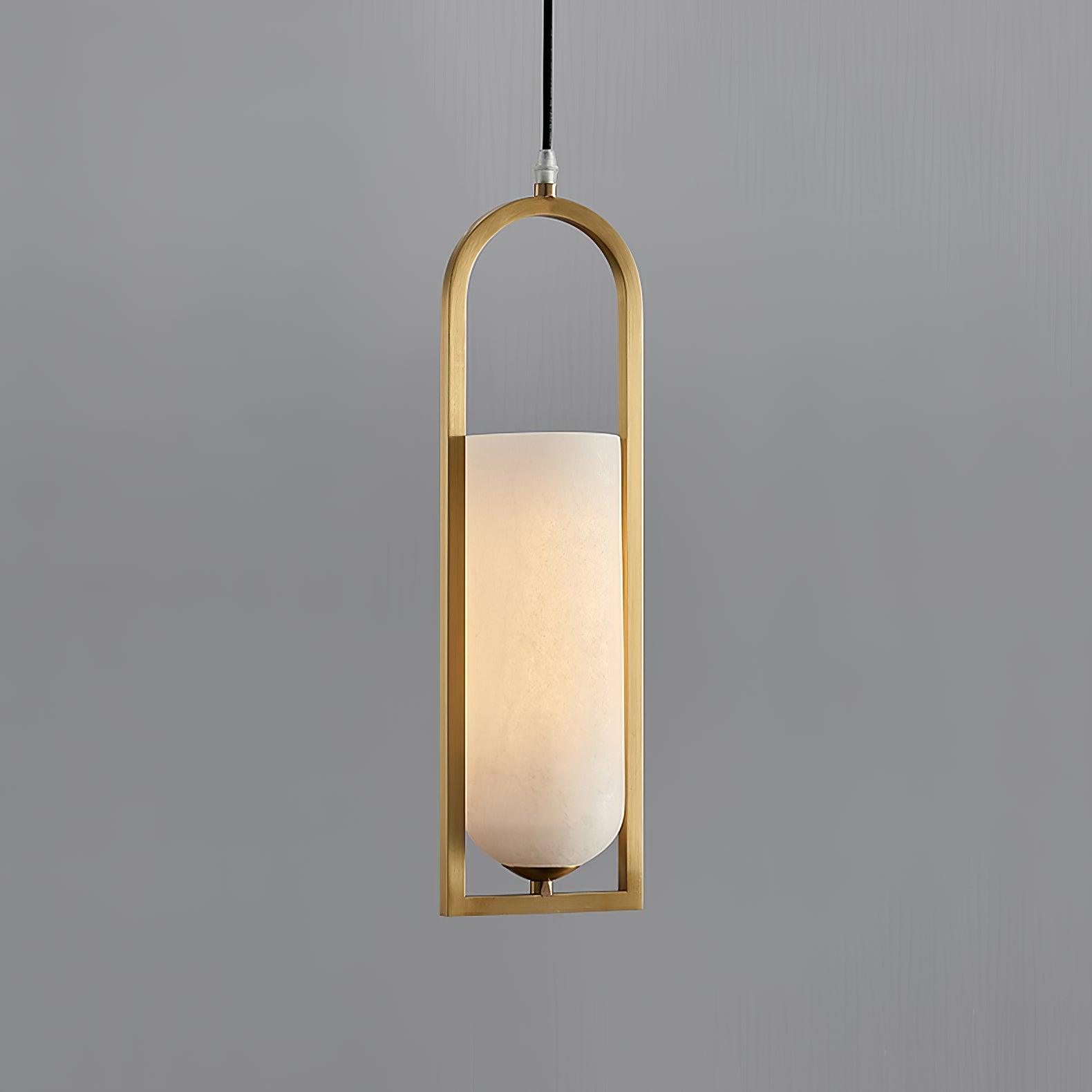 Aethyn Arch Alabaster Pendant Light - Blowlighting