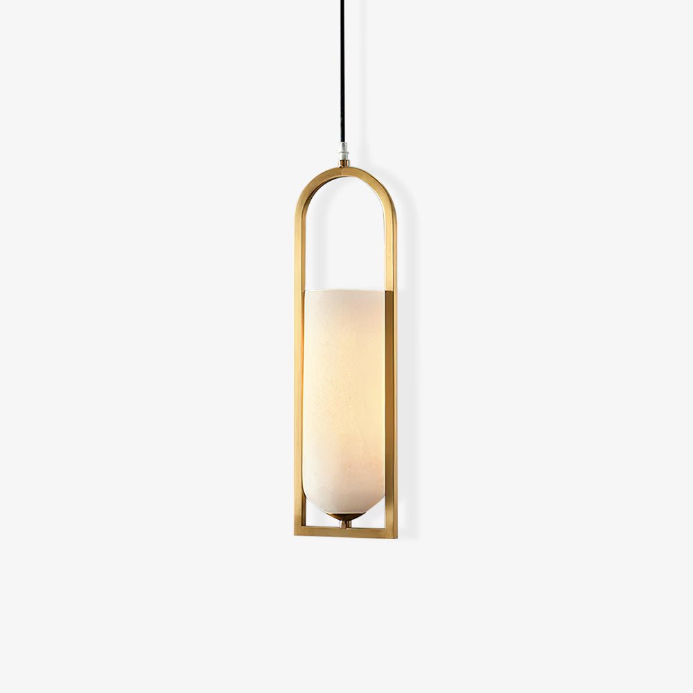 Aethyn Arch Alabaster Pendant Light - Blowlighting