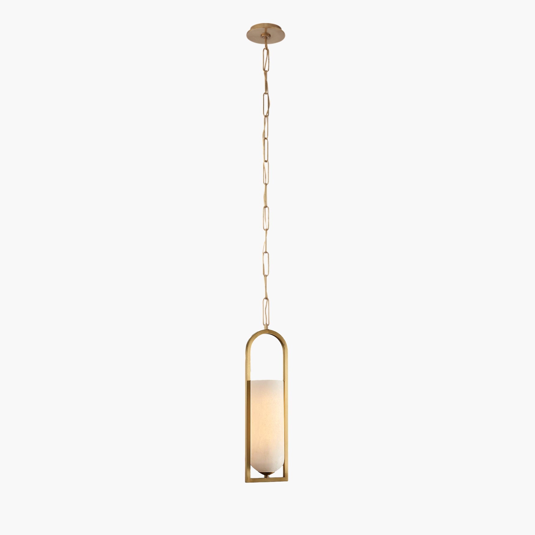 Aethyn Arch Alabaster Pendant Light - Blowlighting
