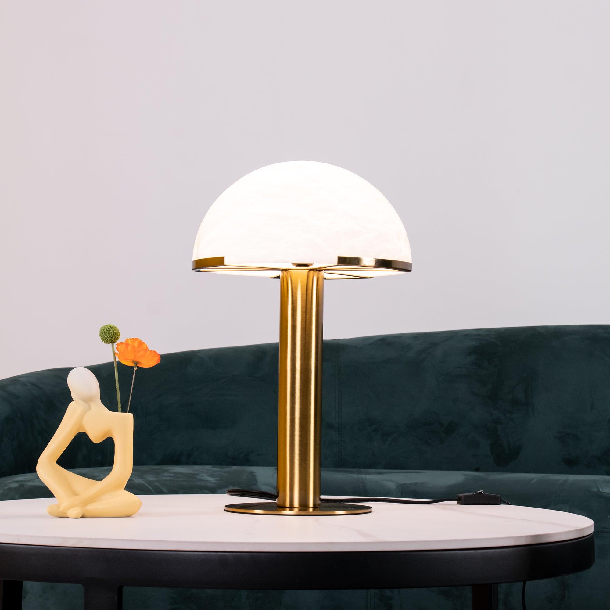 Ibera Alabaster Table Lamp - Blowlighting