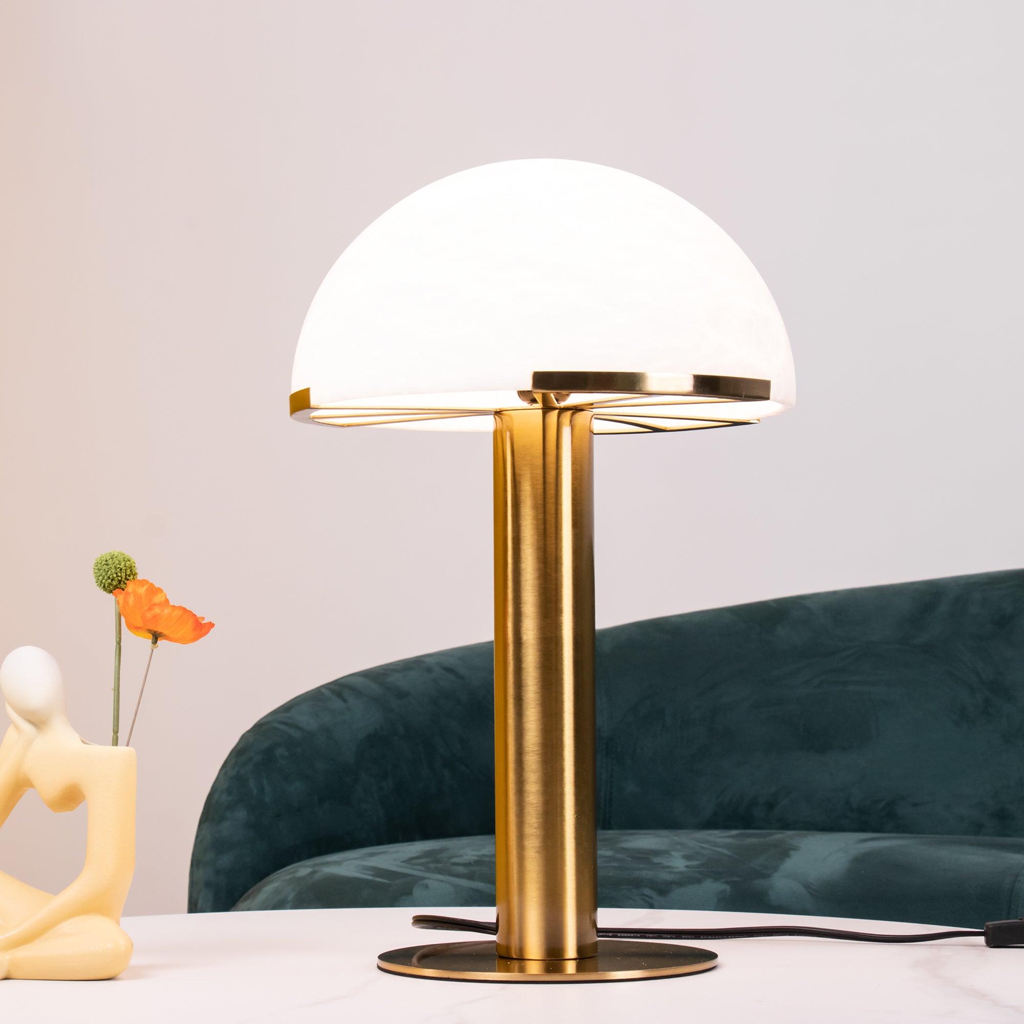 Ibera Alabaster Table Lamp - Blowlighting