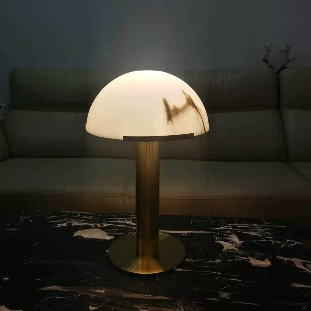 Ibera Alabaster Table Lamp - Blowlighting