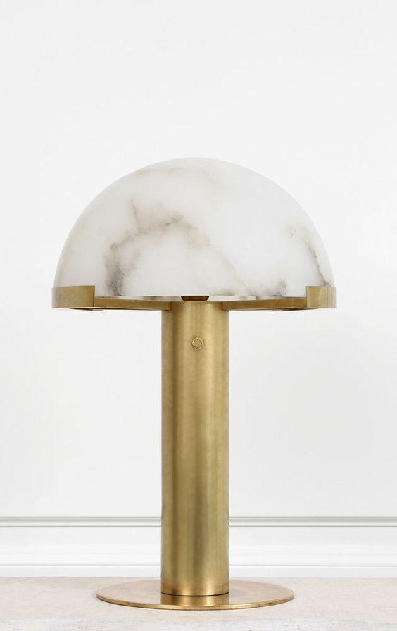 Ibera Alabaster Table Lamp - Blowlighting