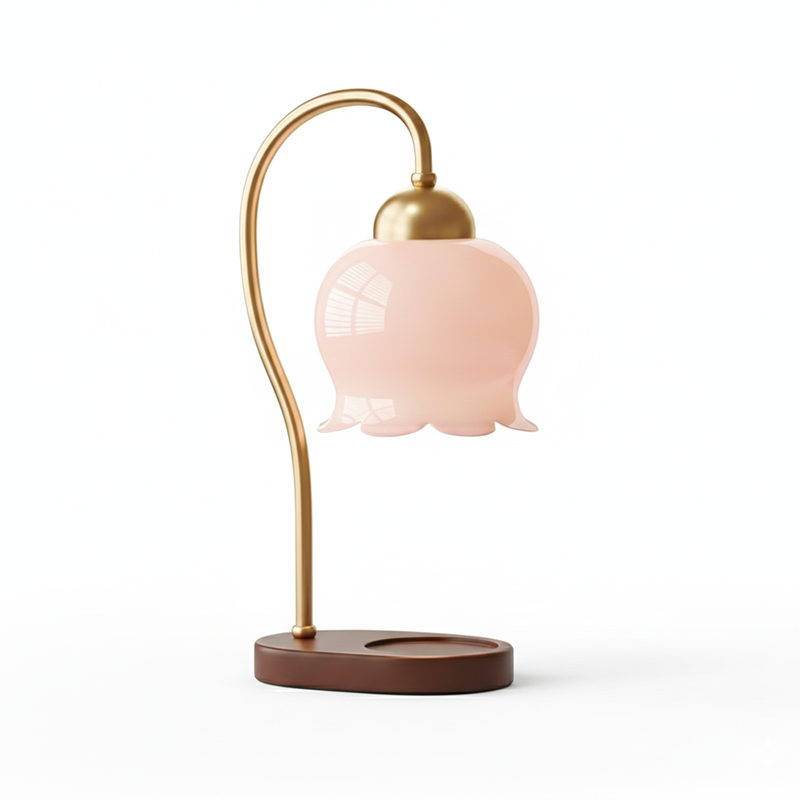 Meliora Natural Glass Candle Warmer Light