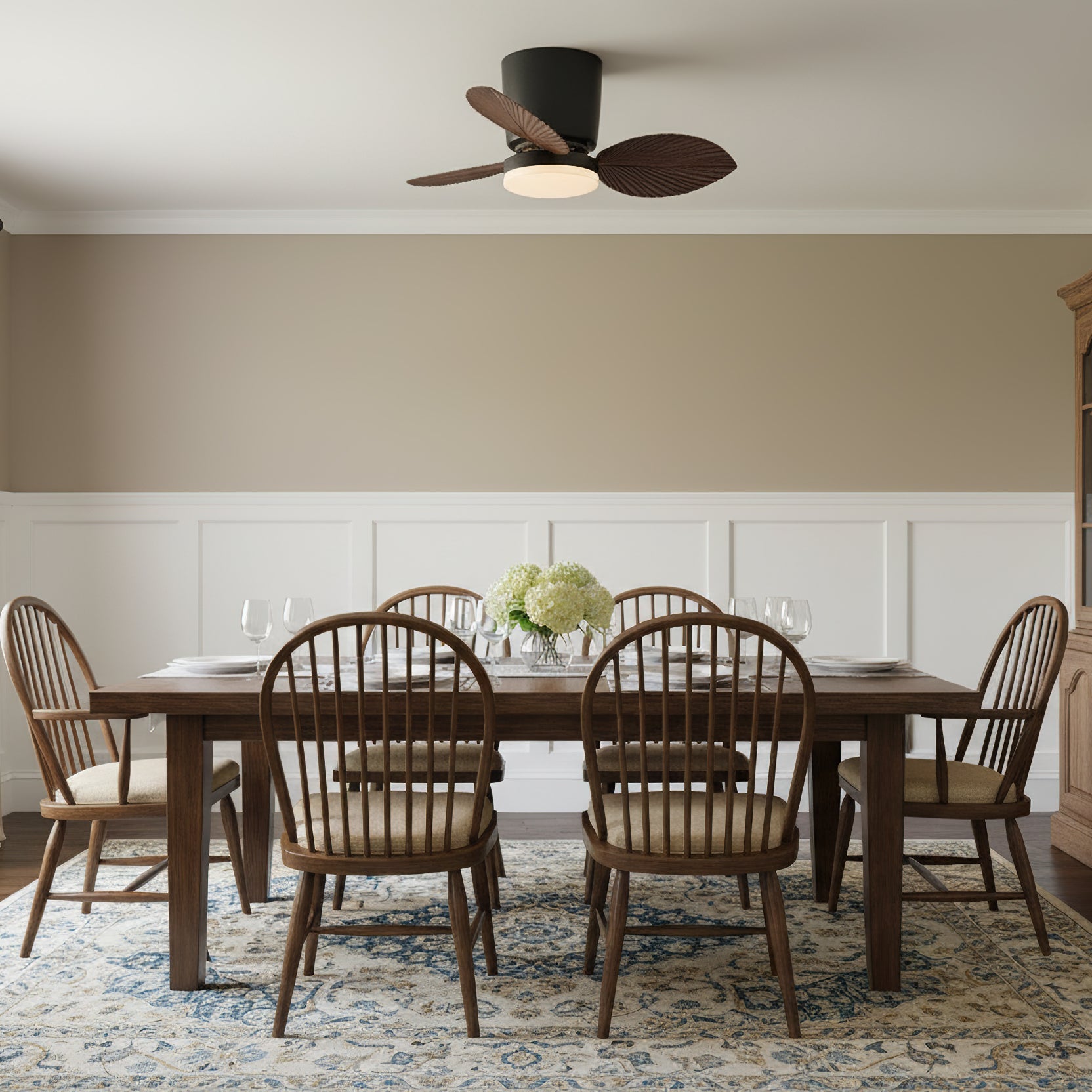 Melorie Oriental ABS Ceiling Fan Light