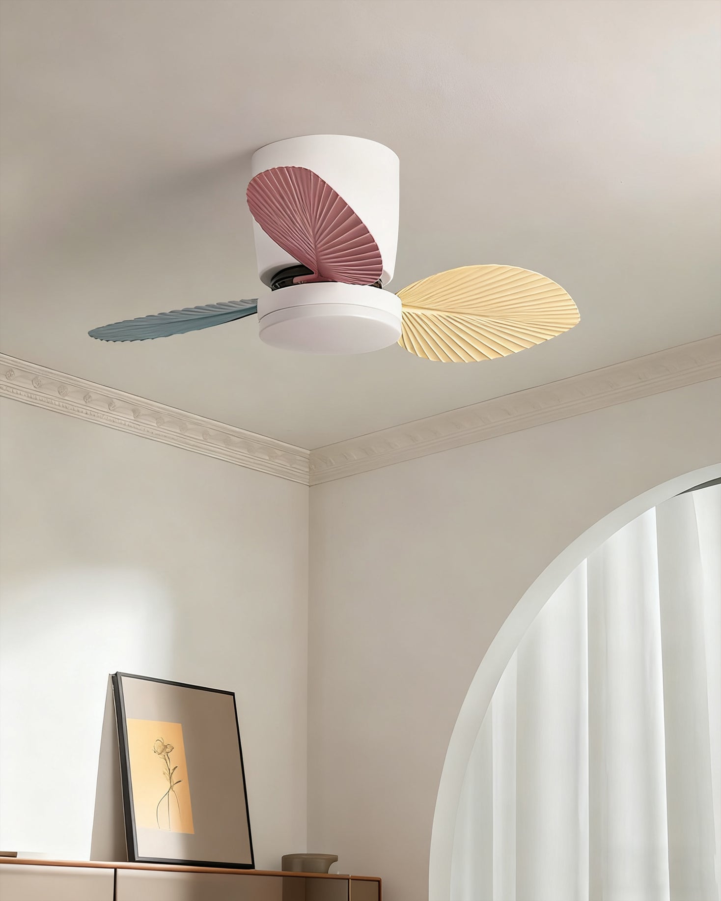 Melorie Oriental ABS Ceiling Fan Light