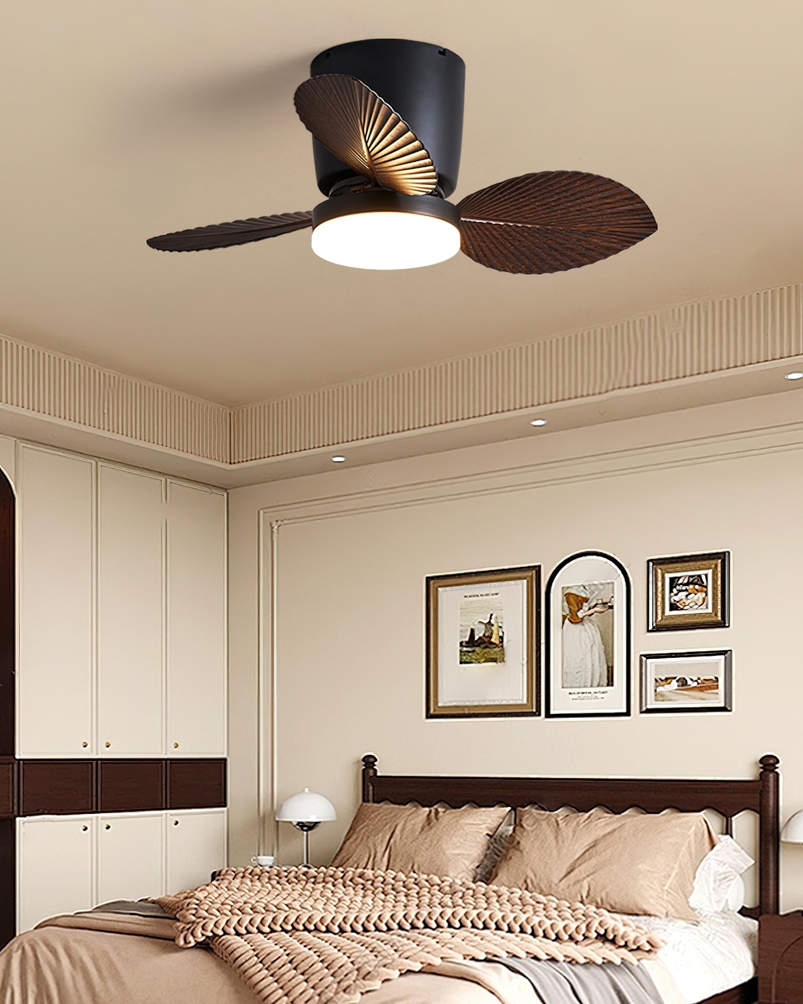 Melorie Oriental ABS Ceiling Fan Light