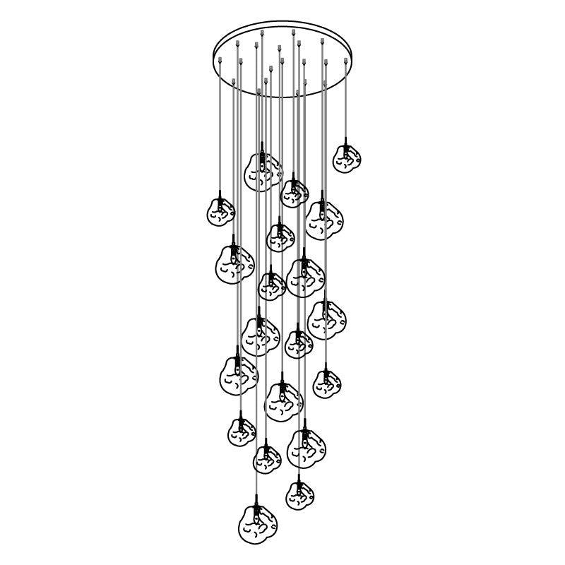 Multi Lava Round Pendant Lamp - Blowlighting