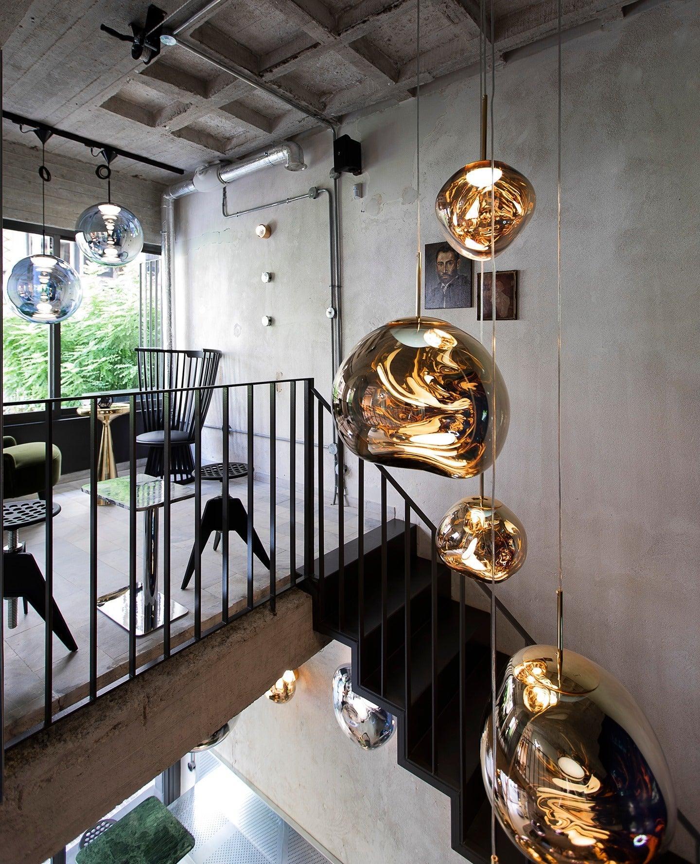 Multi Lava Round Pendant Lamp - Blowlighting