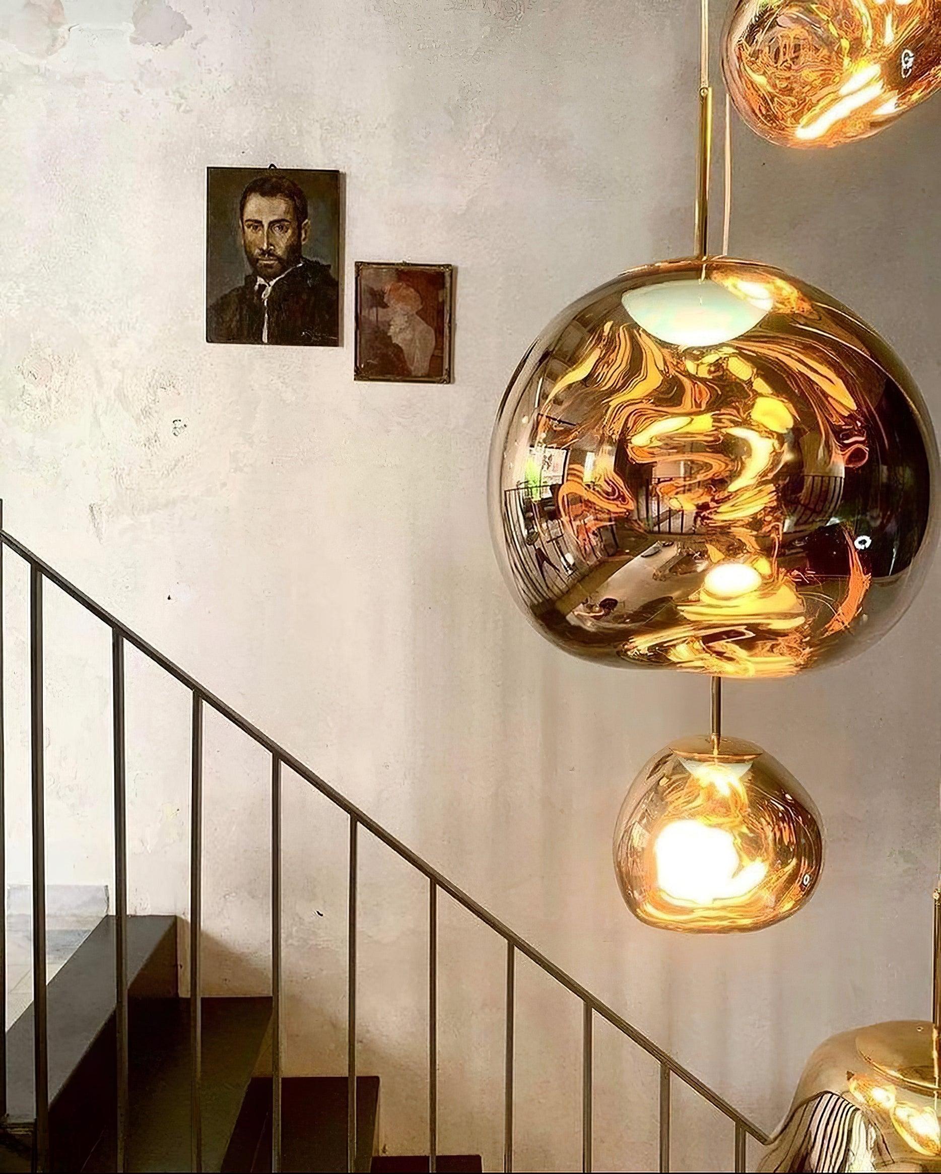 Multi Lava Round Pendant Lamp - Blowlighting