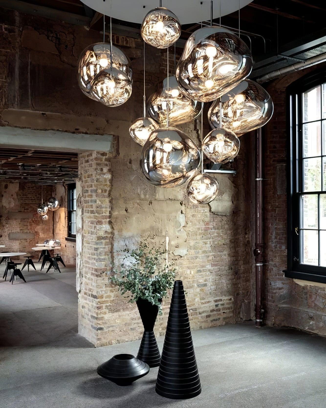 Multi Lava Round Pendant Lamp - Blowlighting