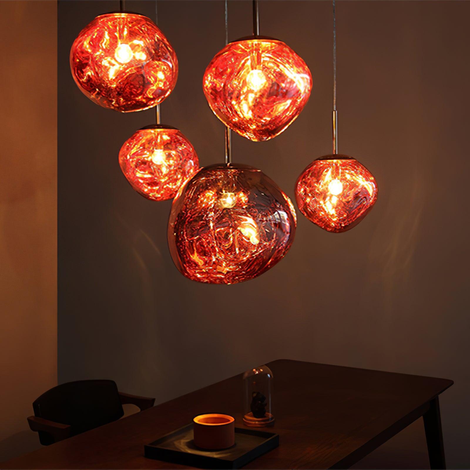 Multi Lava Round Pendant Lamp - Blowlighting
