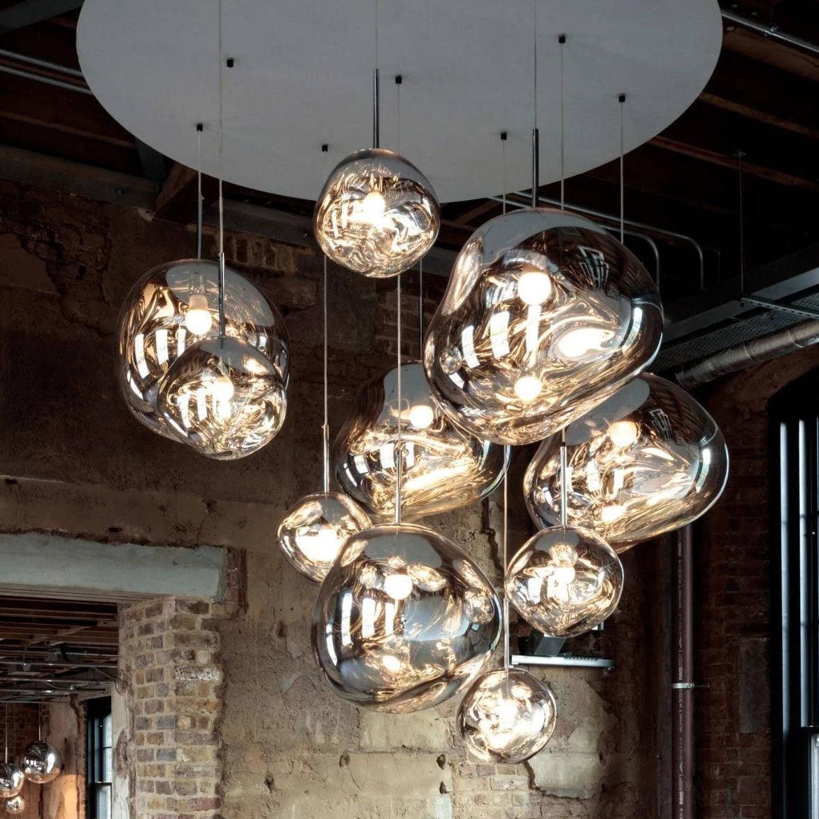 Multi Lava Round Pendant Lamp - Blowlighting