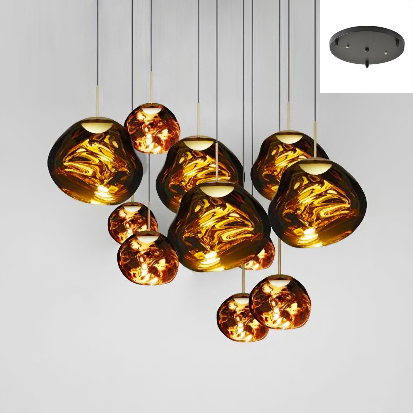 Multi Lava Round Pendant Lamp - Blowlighting