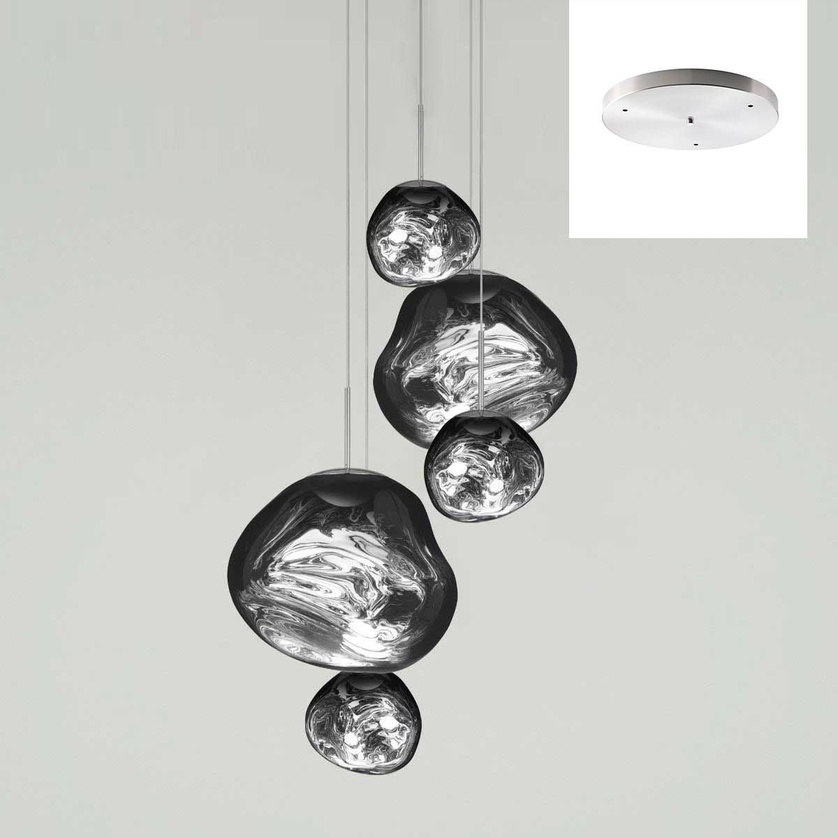 Multi Lava Round Pendant Lamp - Blowlighting