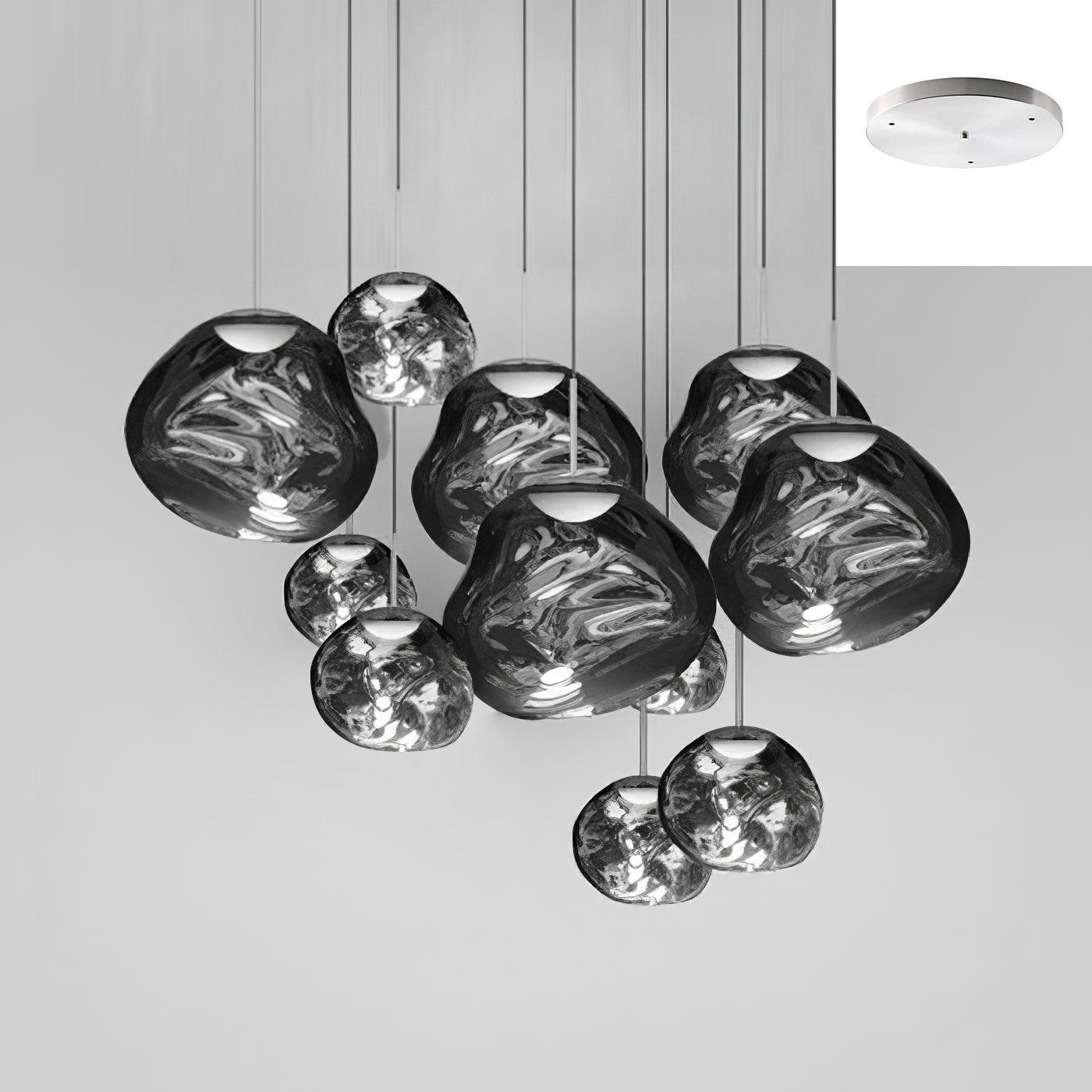 Multi Lava Round Pendant Lamp - Blowlighting
