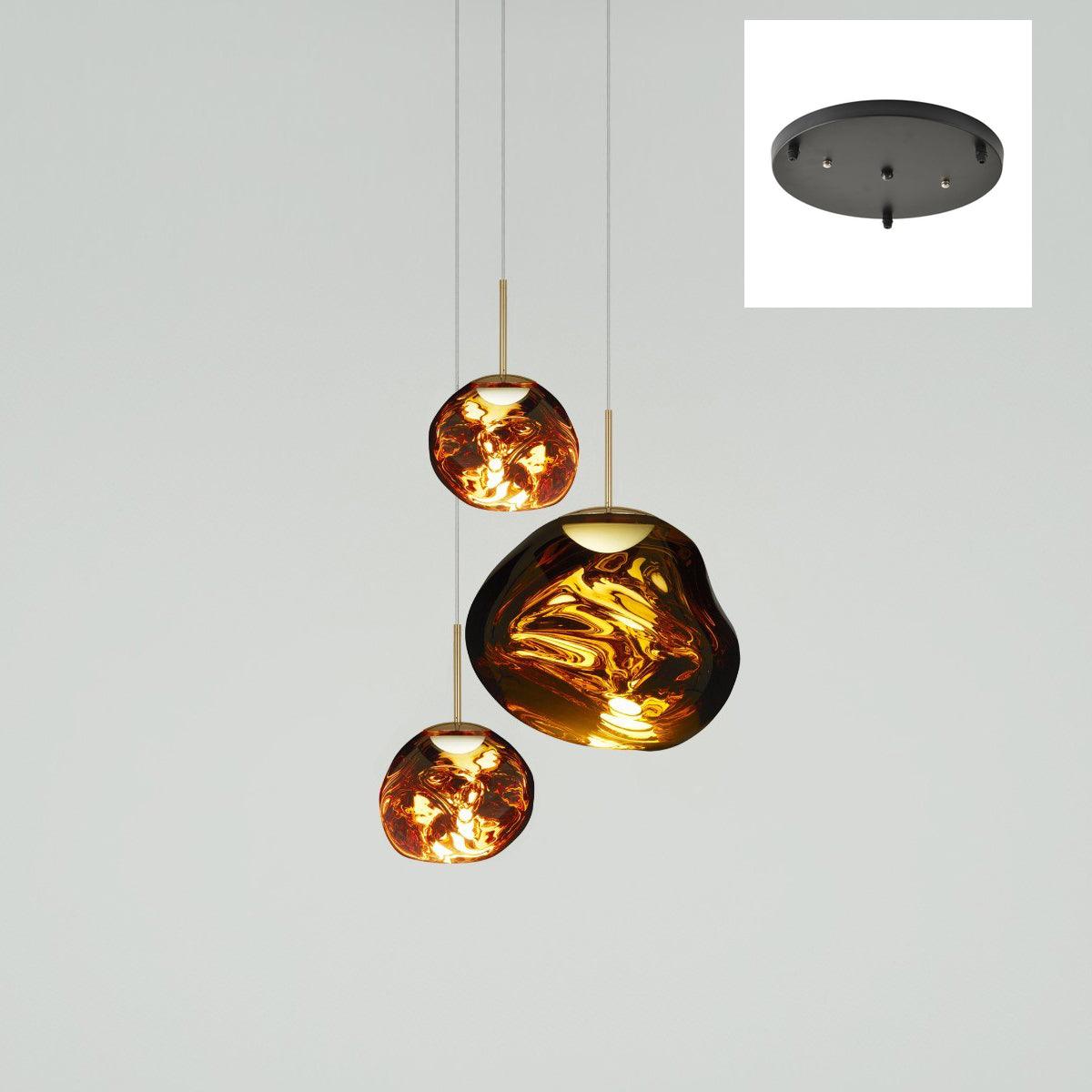 Multi Lava Round Pendant Lamp - Blowlighting