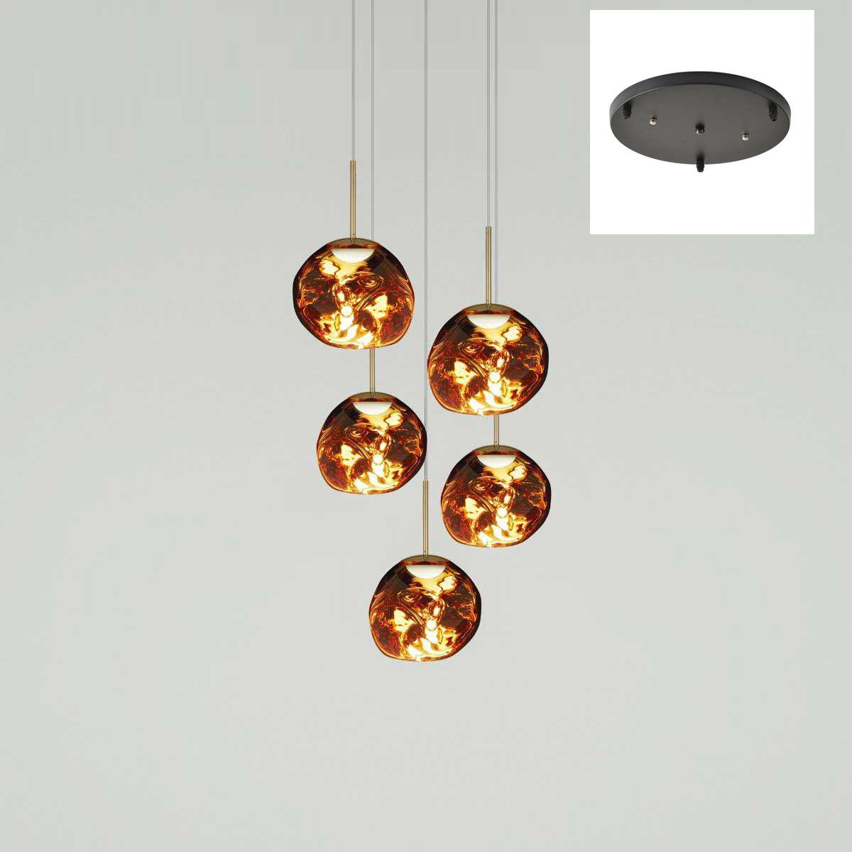 Multi Lava Round Pendant Lamp - Blowlighting