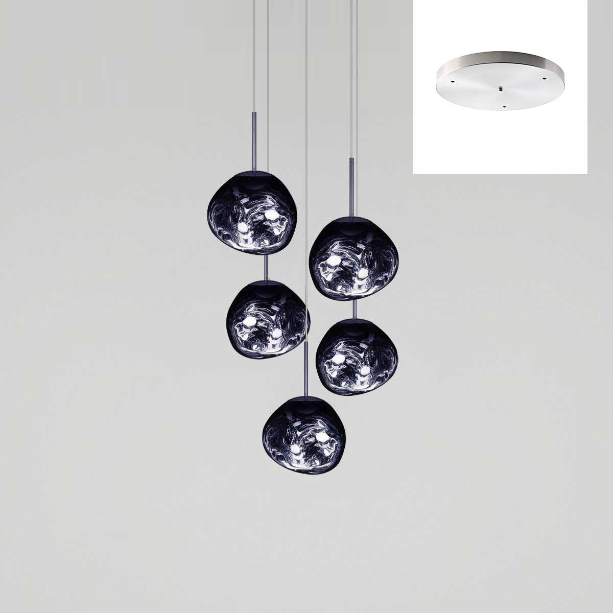 Multi Lava Round Pendant Lamp - Blowlighting
