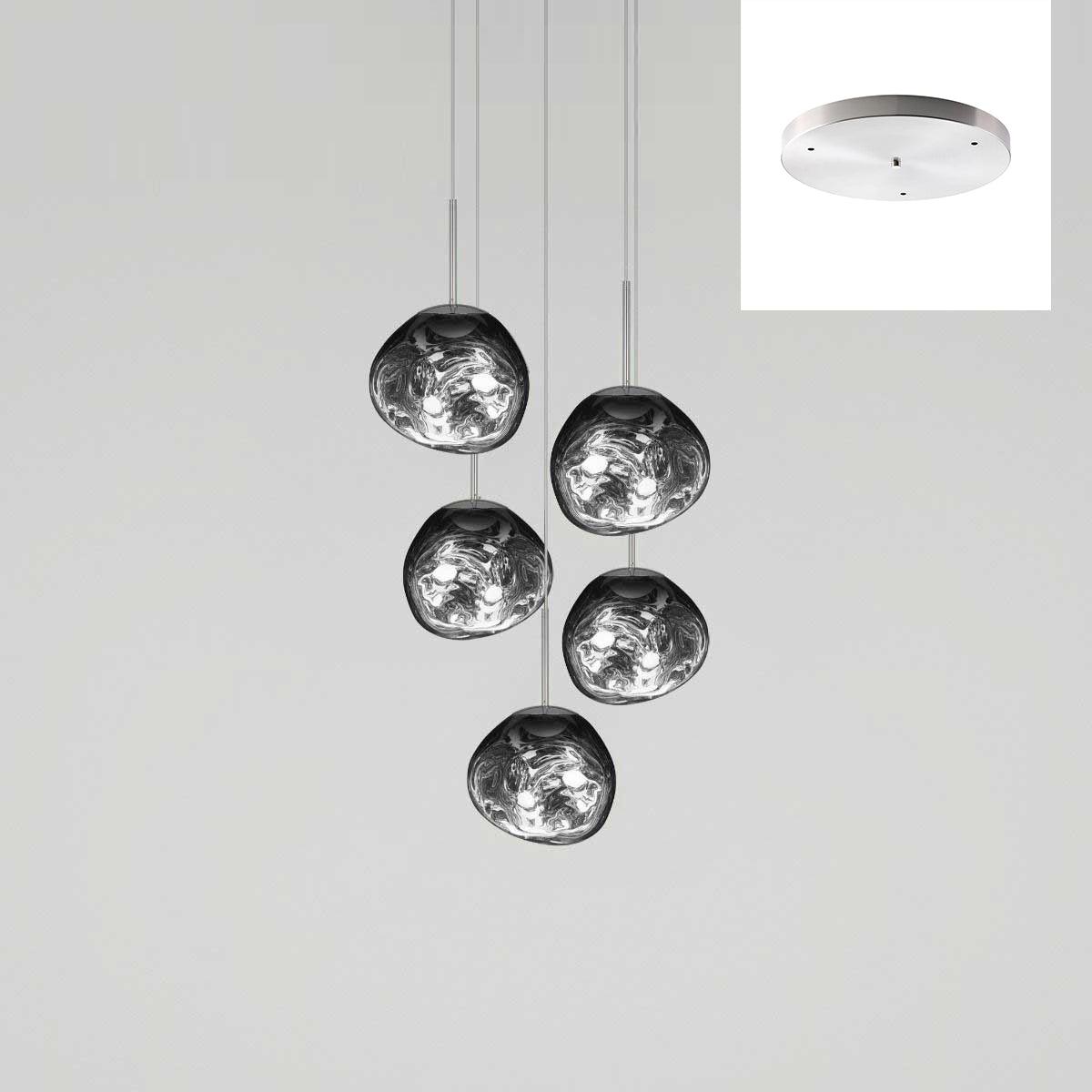 Multi Lava Round Pendant Lamp - Blowlighting