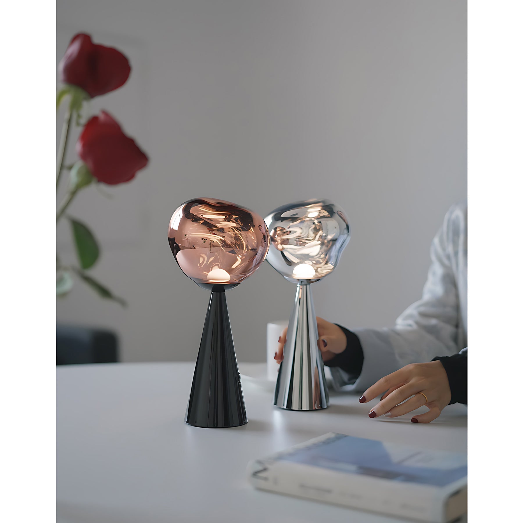 Melt Modern Metal Portable Table Light (Built-in Battery)