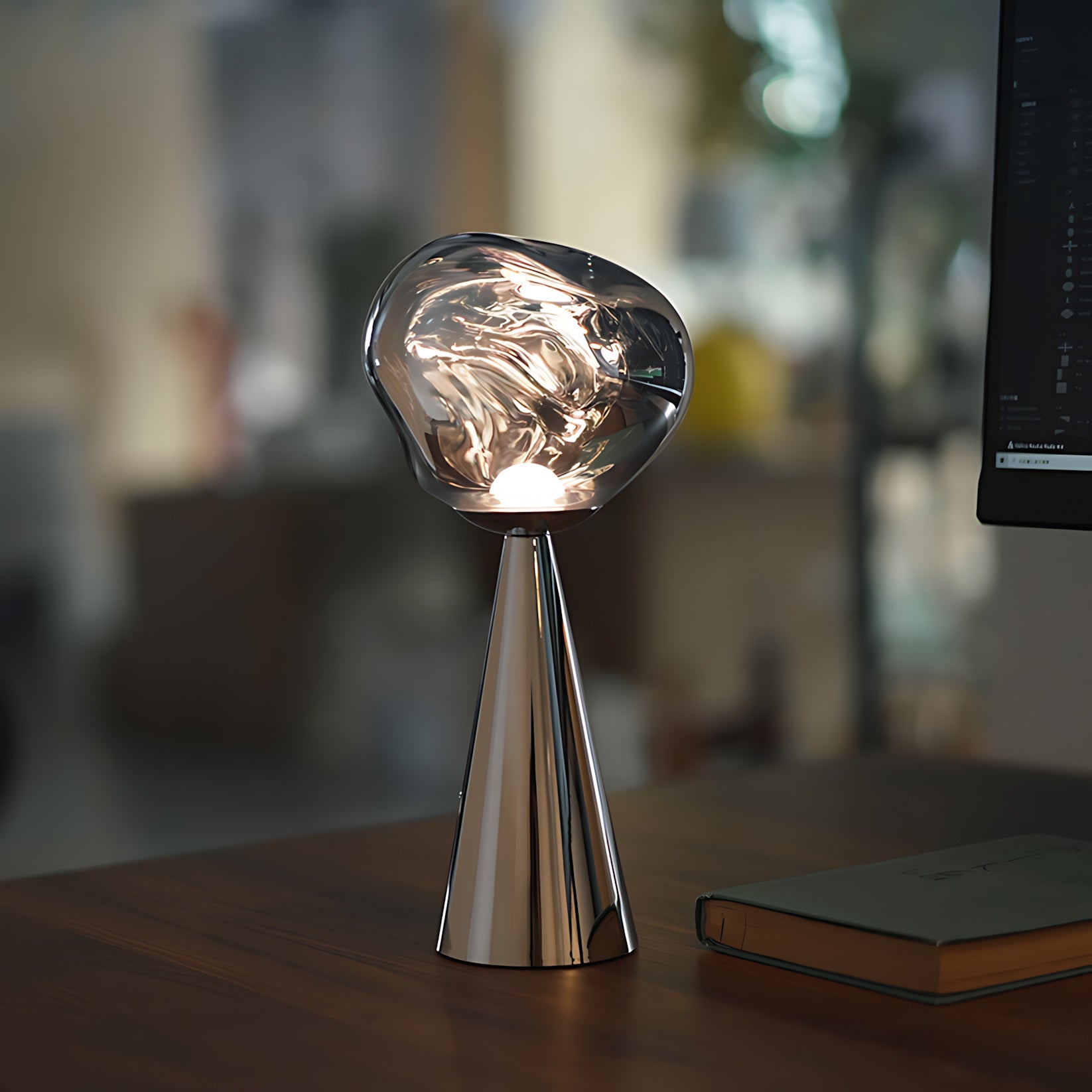 Melt Modern Metal Portable Table Light (Built-in Battery)
