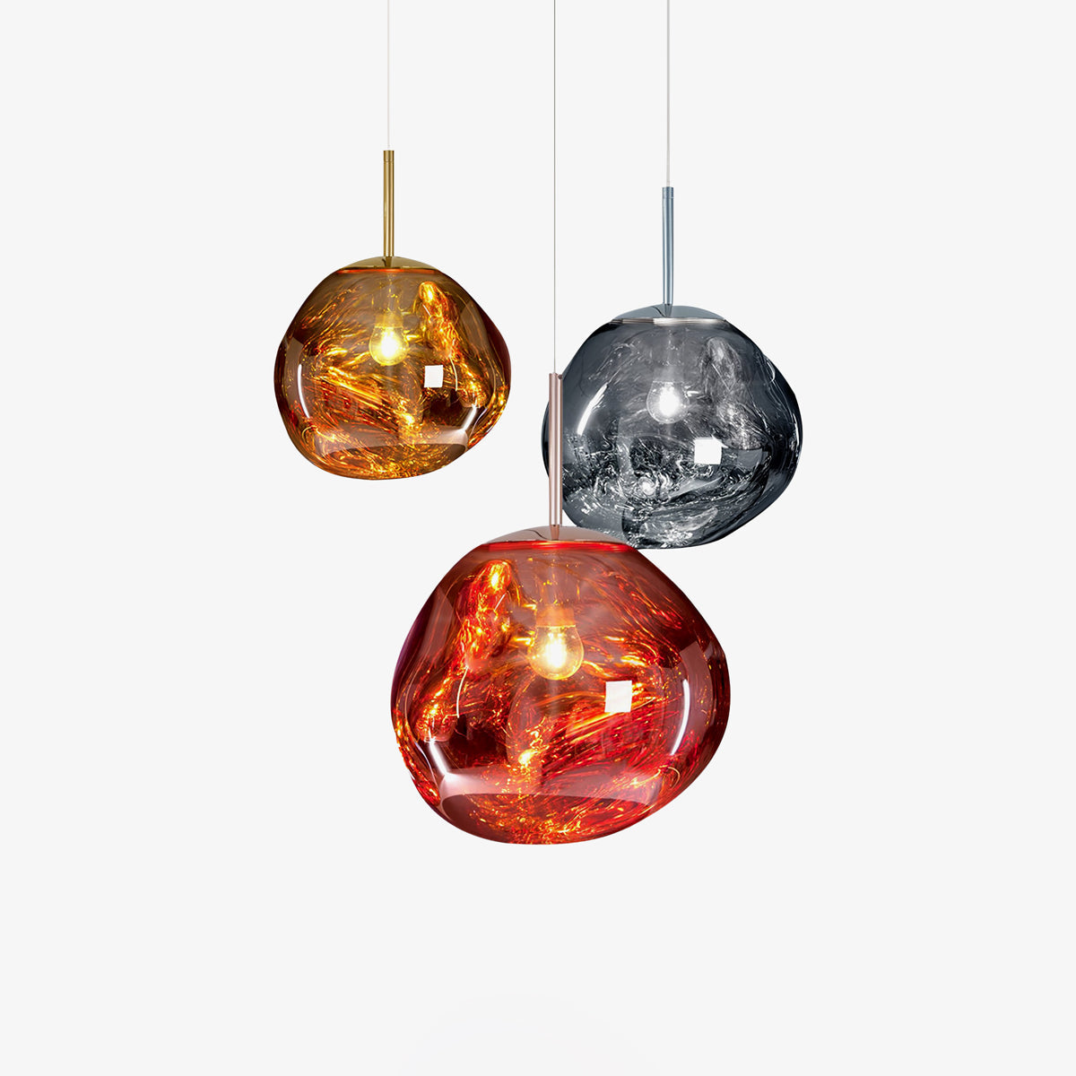 Multi Lava Round Pendant Lamp - Blowlighting